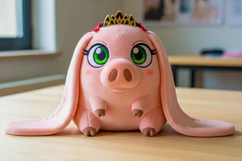 La peluche Pouikie à tirage unique